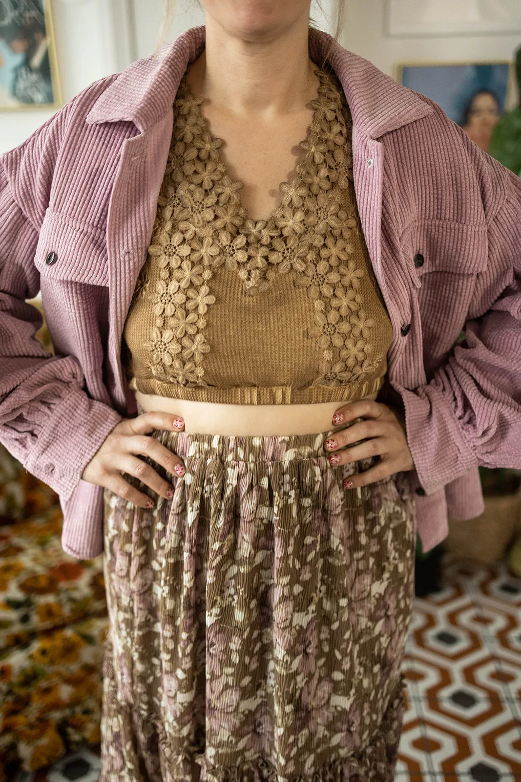 hudson jacket in rose
