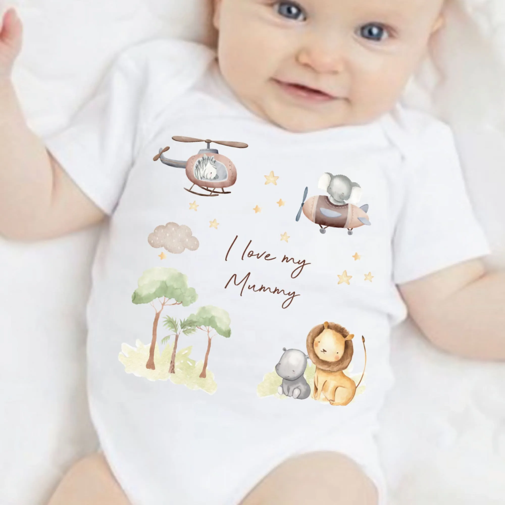I Love My Auntie Baby Vest, Personalised Sleepsuit, Aunty Babygrow, Newborn Pregnancy Announcement Gift, Going to be an Auntie, Auntie to be