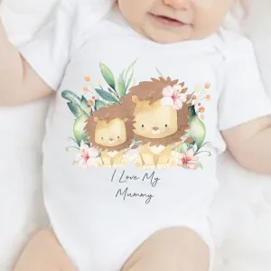 I Love My Mummy Baby Vest, Personalised Sleepsuit, Mummy Babygrow, Newborn Pregnancy Announcement Gift, Going to be a Mummy, New Mummy to be