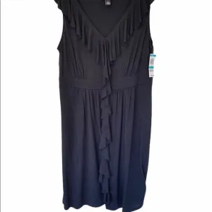 INC Black Sleeveless Dress Size 0X