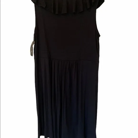 INC Black Sleeveless Dress Size 0X