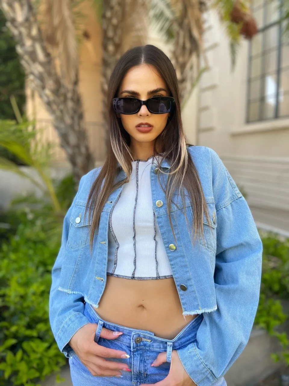 Indigo Medium Wash Denim Jacket