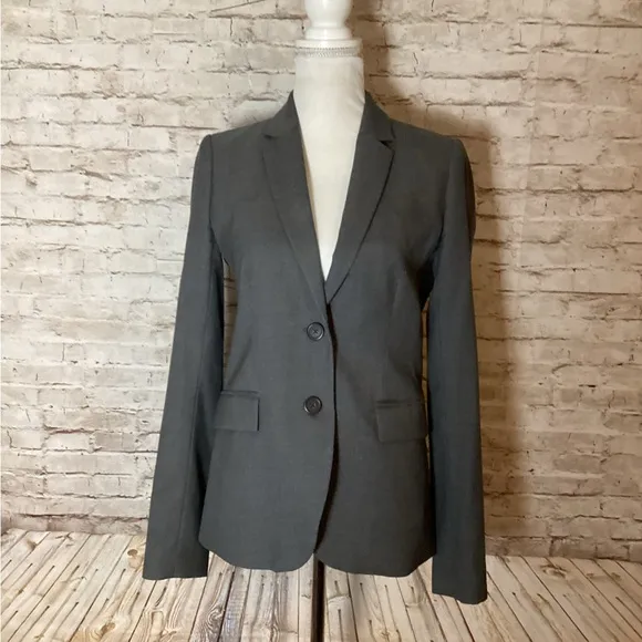 J Crew grey 1035 Super 120’s blazer