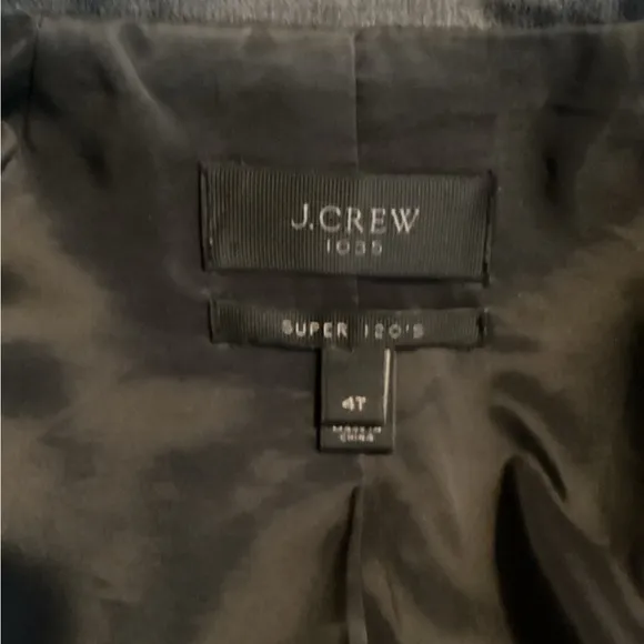 J Crew grey 1035 Super 120’s blazer