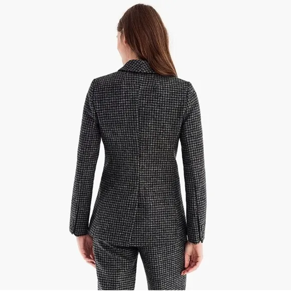 J. Crew Parke Houndstooth Wool Blazer