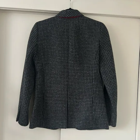 J. Crew Parke Houndstooth Wool Blazer
