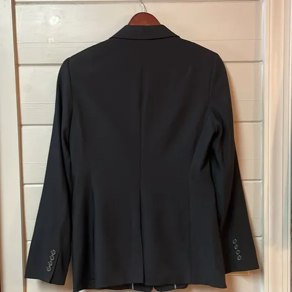 J. CREW Women’s Wool Blend Double Button Blazer BlackCareer Size 6.