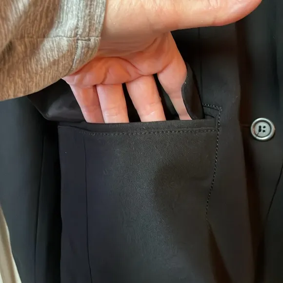J. CREW Women’s Wool Blend Double Button Blazer BlackCareer Size 6.