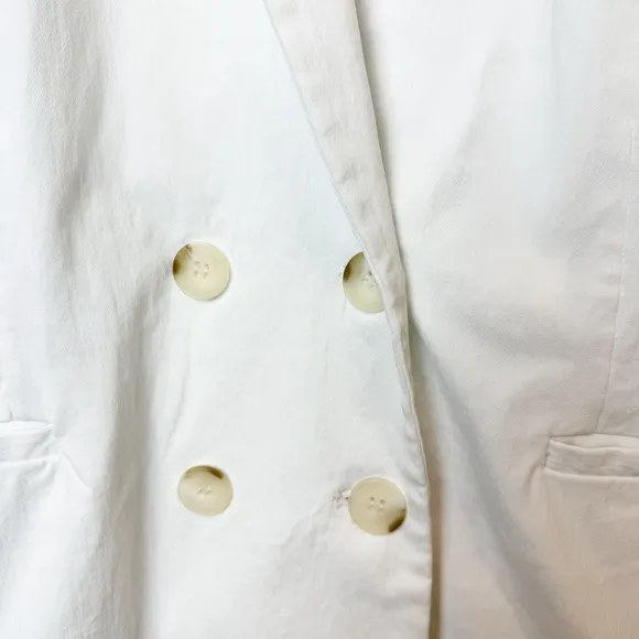 J. McLaughlin | Ressie White Double Breasted Blazer