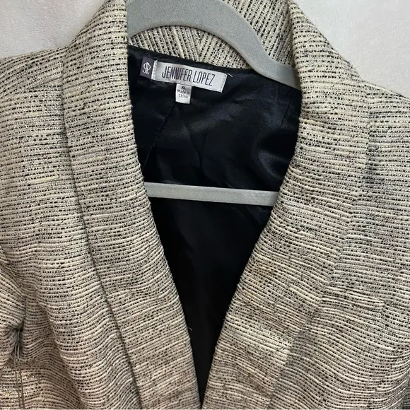 Jennifer Lopez Hollywood Boudoir Cropped Metallic Special Occasion Jacket Sz XL