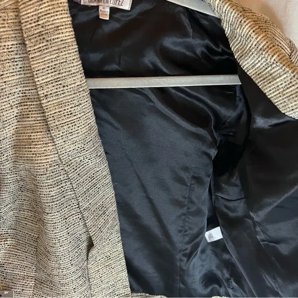 Jennifer Lopez Hollywood Boudoir Cropped Metallic Special Occasion Jacket Sz XL