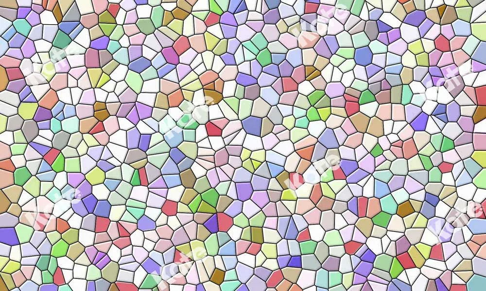 Kate Multicolor Art Stitching Rubber Floor Mat
