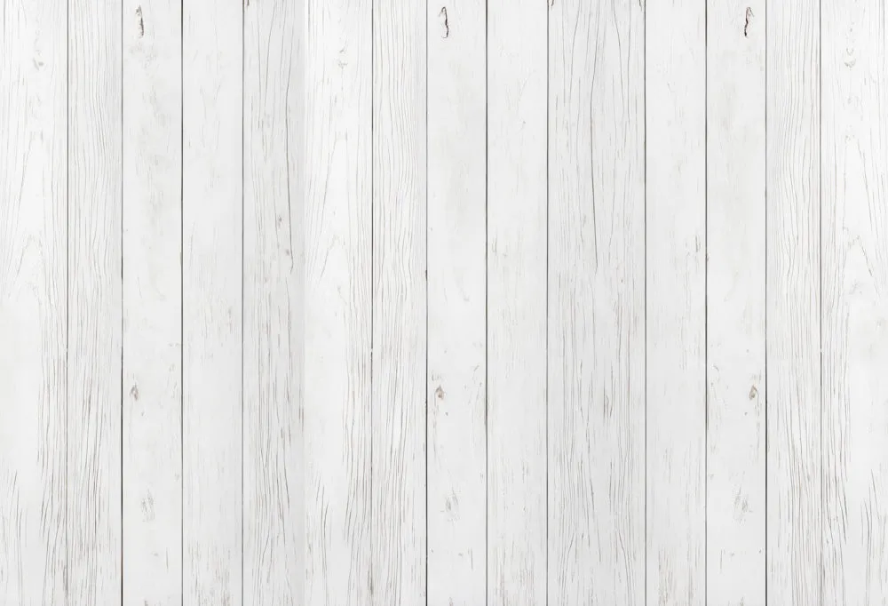 Kate White Old Wood Grain Floor Rubber Floor Mat