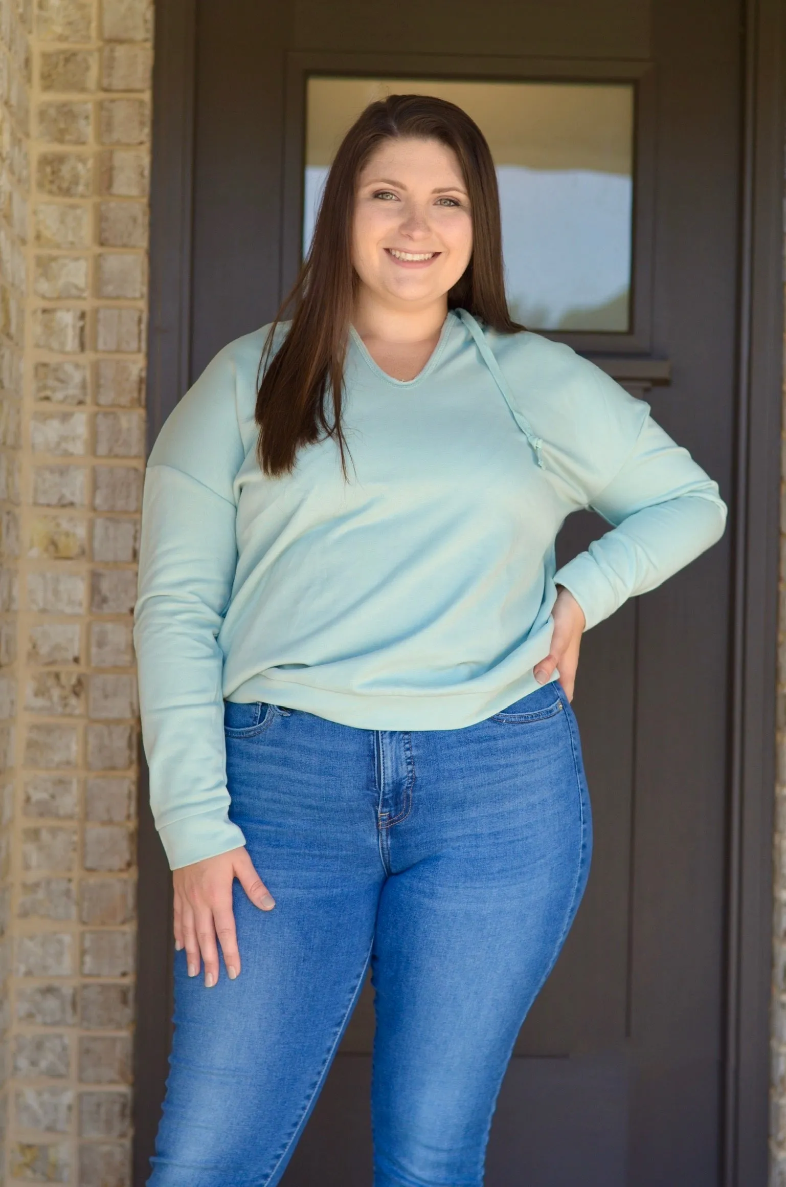 Katie Hoodie - Seafoam