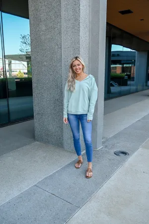 Katie Hoodie - Seafoam