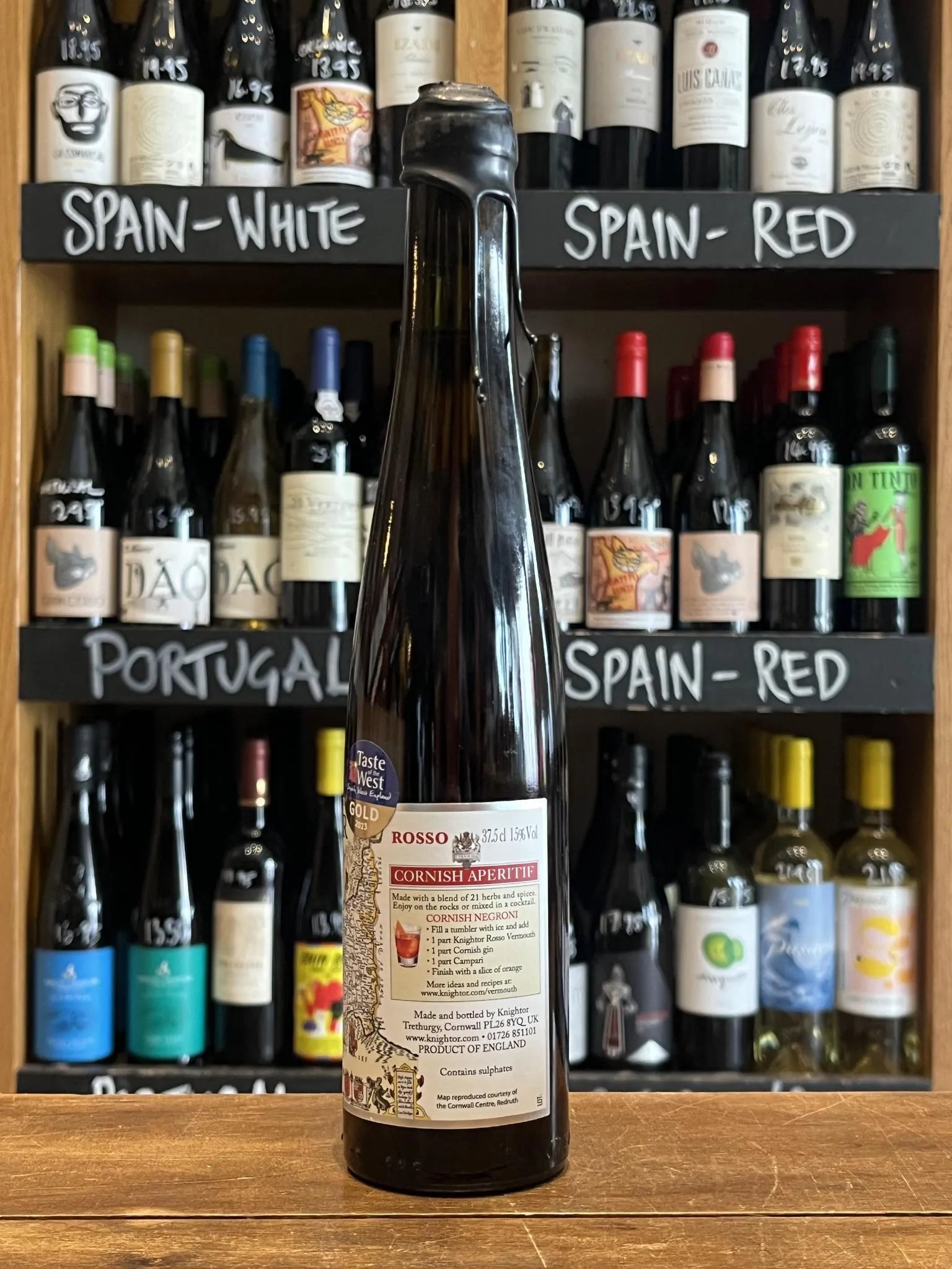 Knightor Winery - Rosso Vermouth 37.5cl Bottles