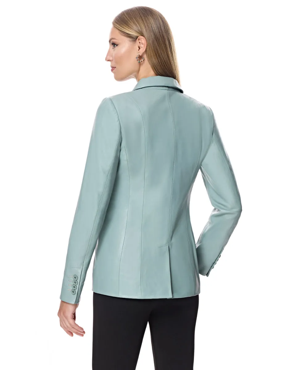 Leather Blazer