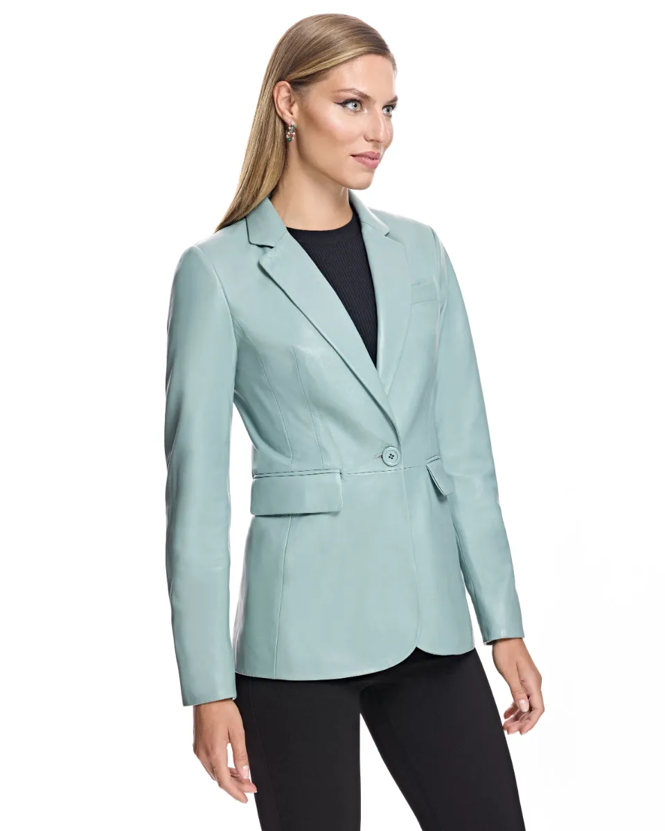 Leather Blazer