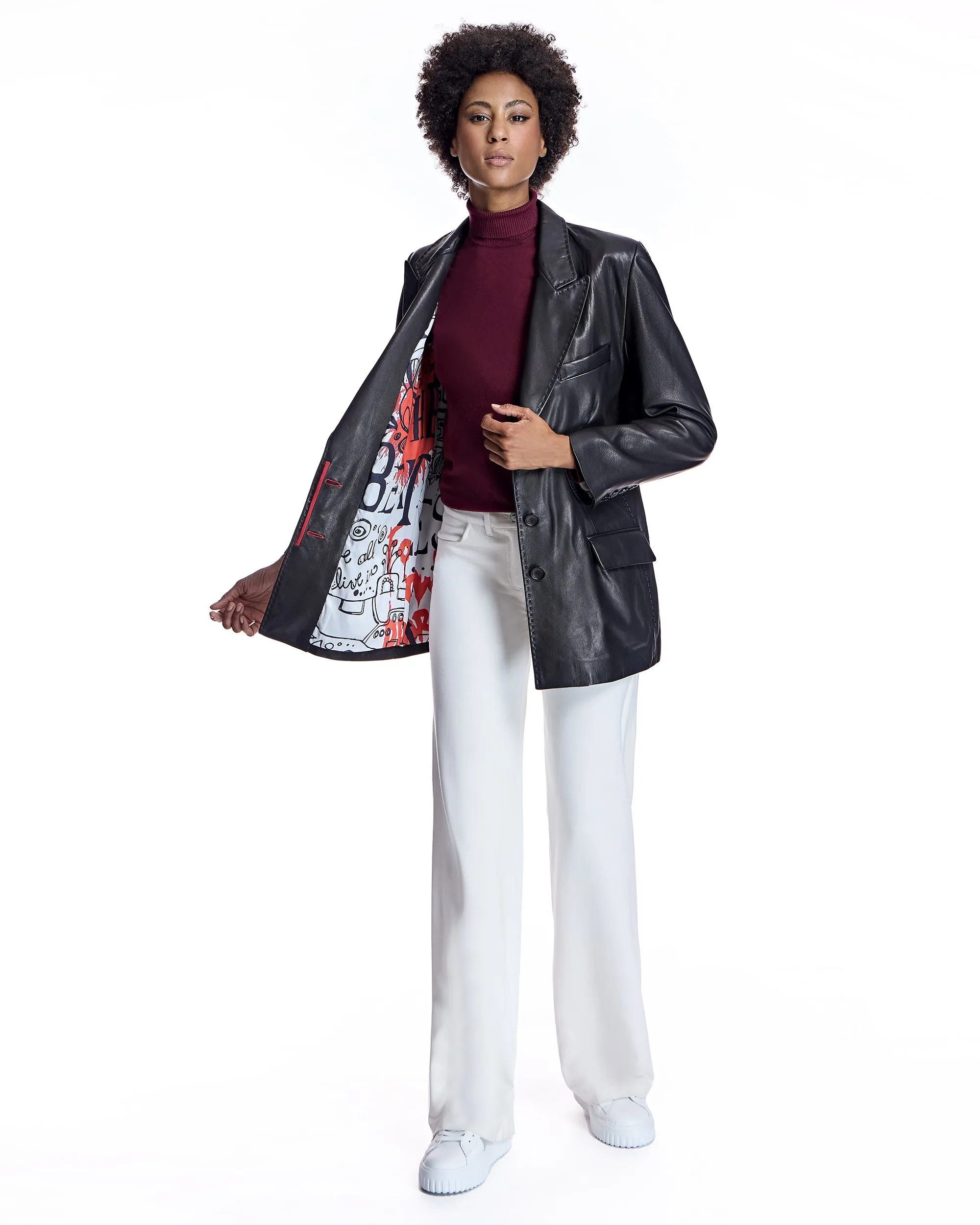 Leather Blazer