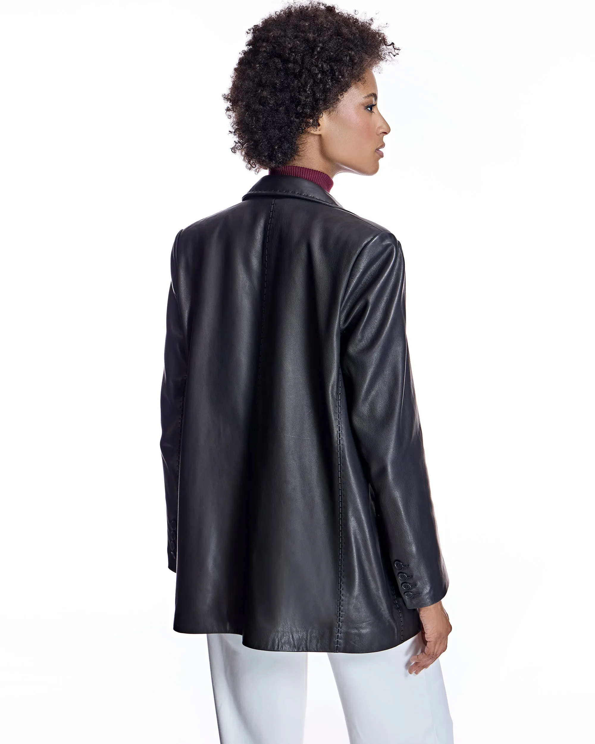 Leather Blazer
