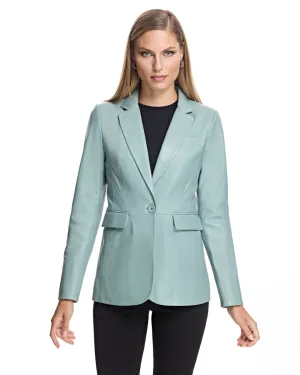 Leather Blazer