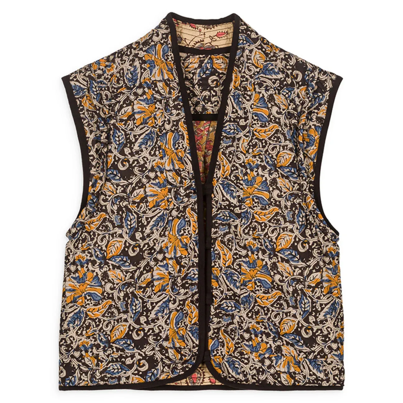 Louise Misha Reversible Nelina Jacket - Honey Charcoal Poem