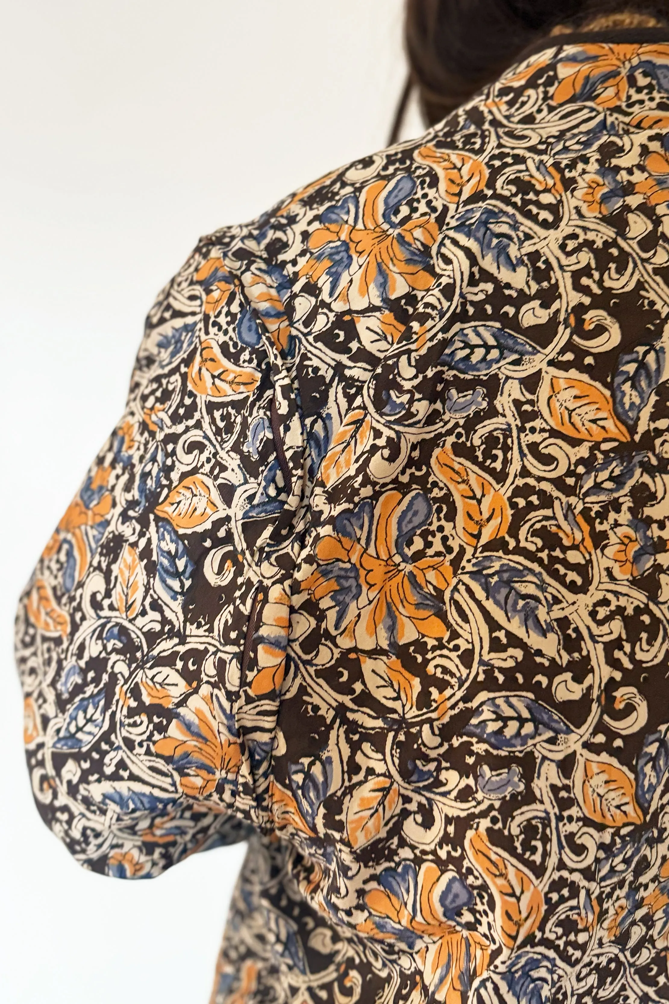 Louise Misha Reversible Nelina Jacket - Honey Charcoal Poem