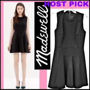 MADEWELL THE ANYWHERE FIT &amp; FLARE DRESS Sz 2