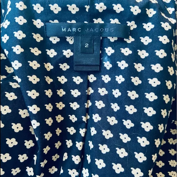 Marc Jacobs Blue Corduroy Jacket w/ Lined Collar