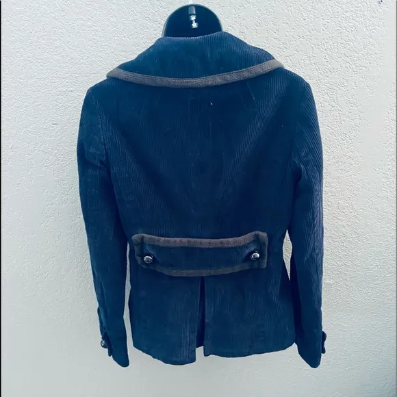 Marc Jacobs Blue Corduroy Jacket w/ Lined Collar