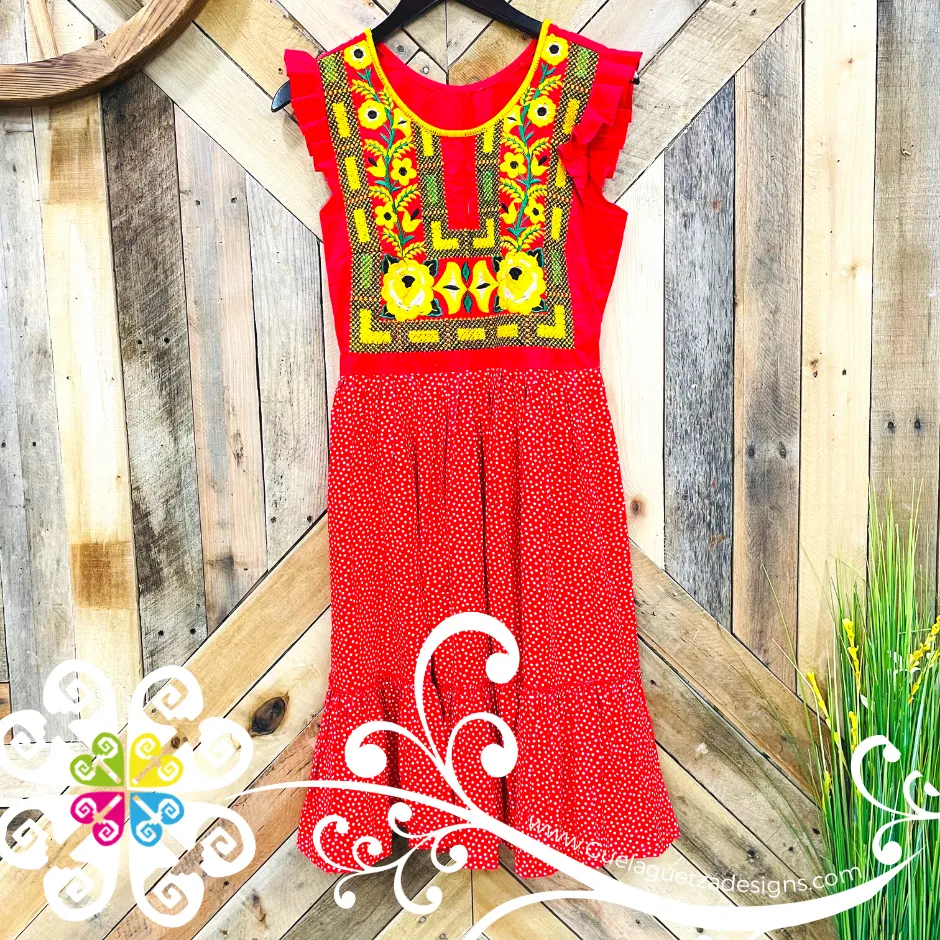 Medium Tehuana Linda - Women Party Dress