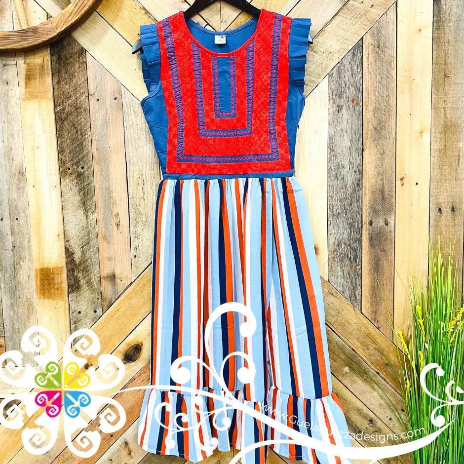 Medium Tehuana Linda - Women Party Dress