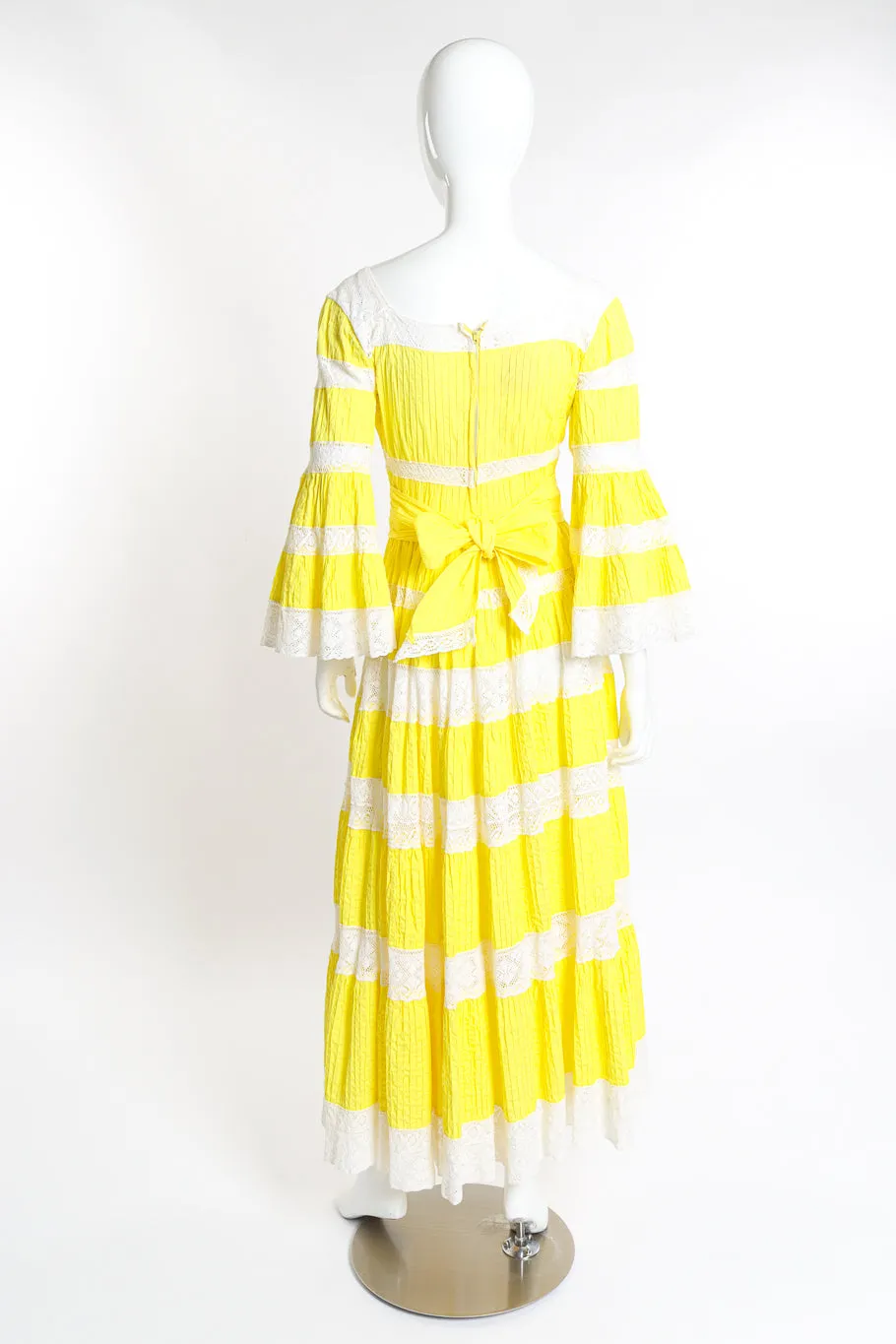 Mexican Pintuck Wedding Dress