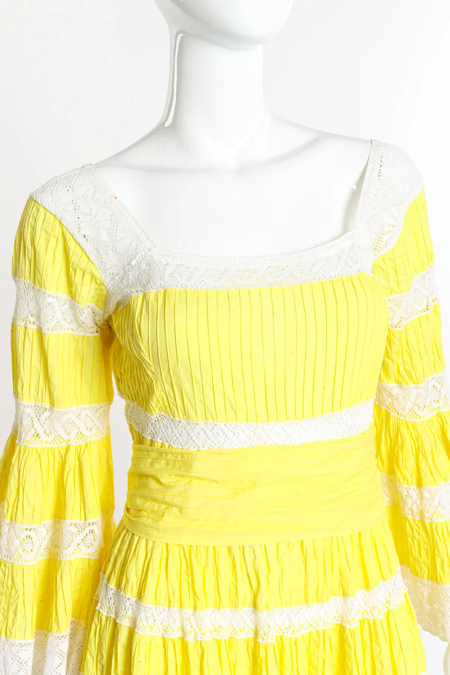 Mexican Pintuck Wedding Dress