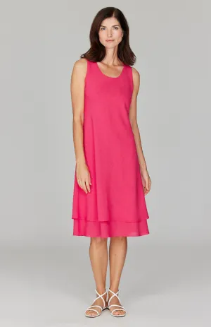 Microlinen Double Layer Bias Dress