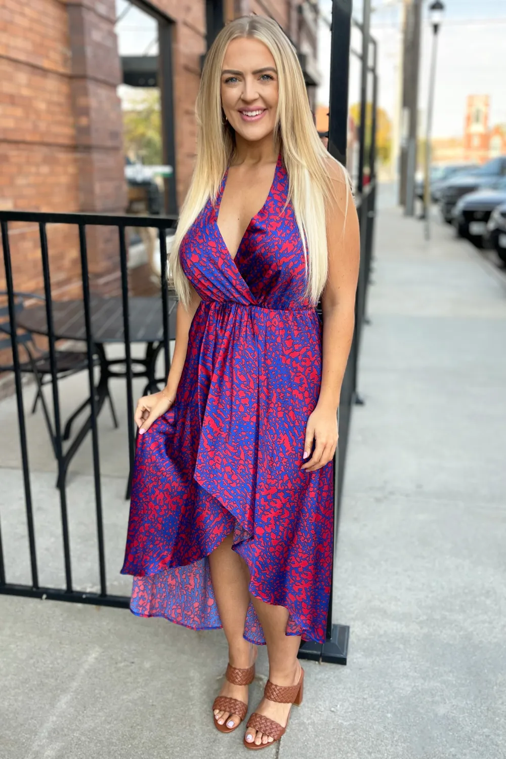 Mystical Halter Midi Dress