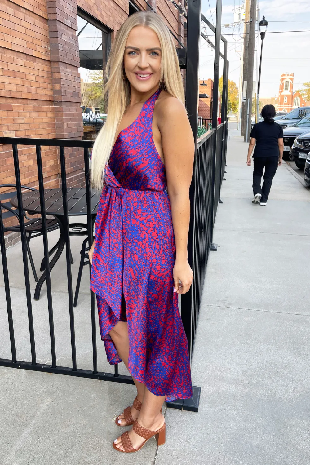 Mystical Halter Midi Dress