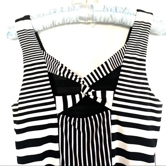 Mystree Fit and Flare Geometric  Dress