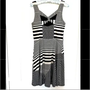 Mystree Fit and Flare Geometric  Dress