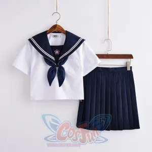 New Arrival JK Sets Sakura Embroideried Novelty Sailor Suit School Uniform mp006117
