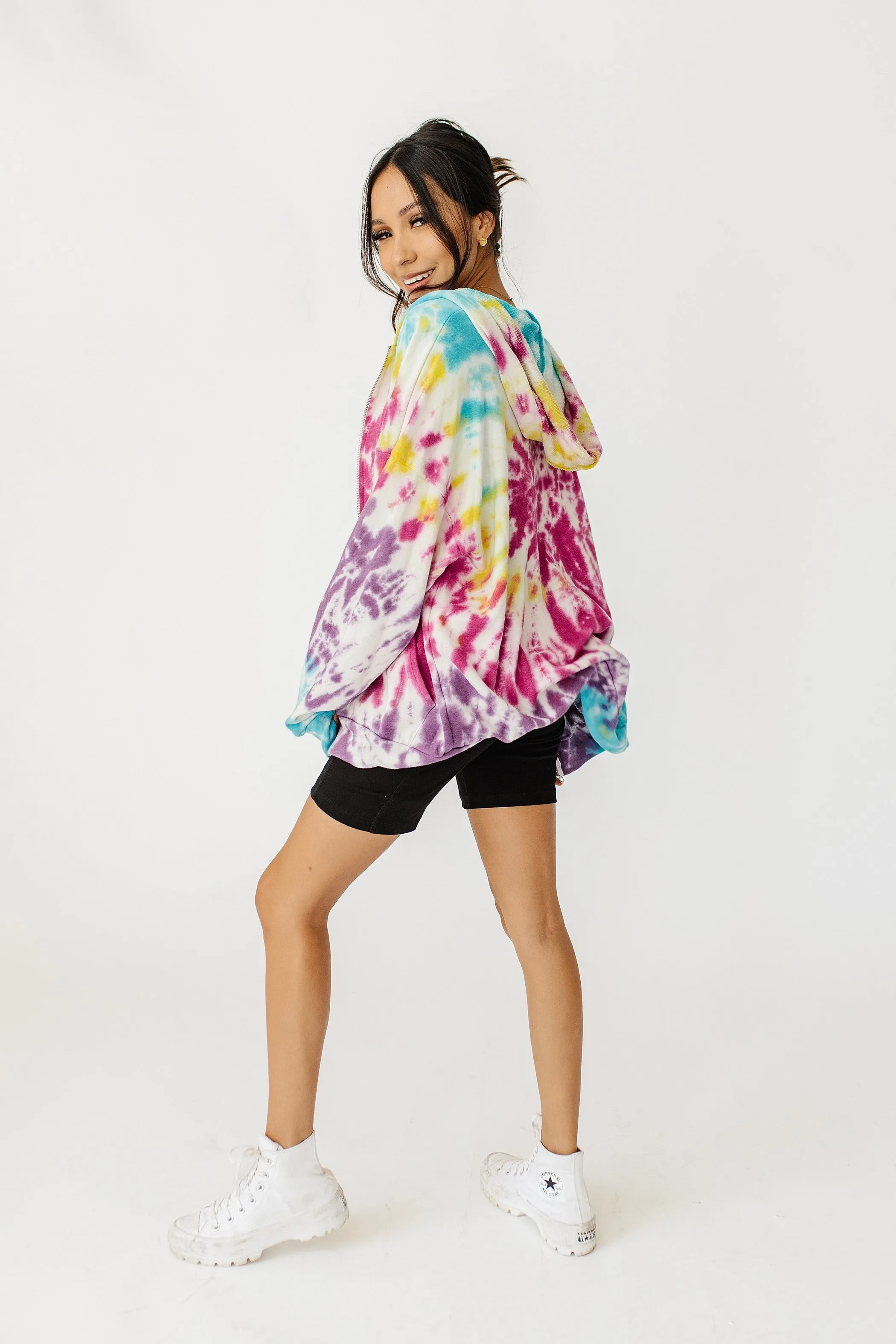 New Yorker Tie Dye Hoodie
