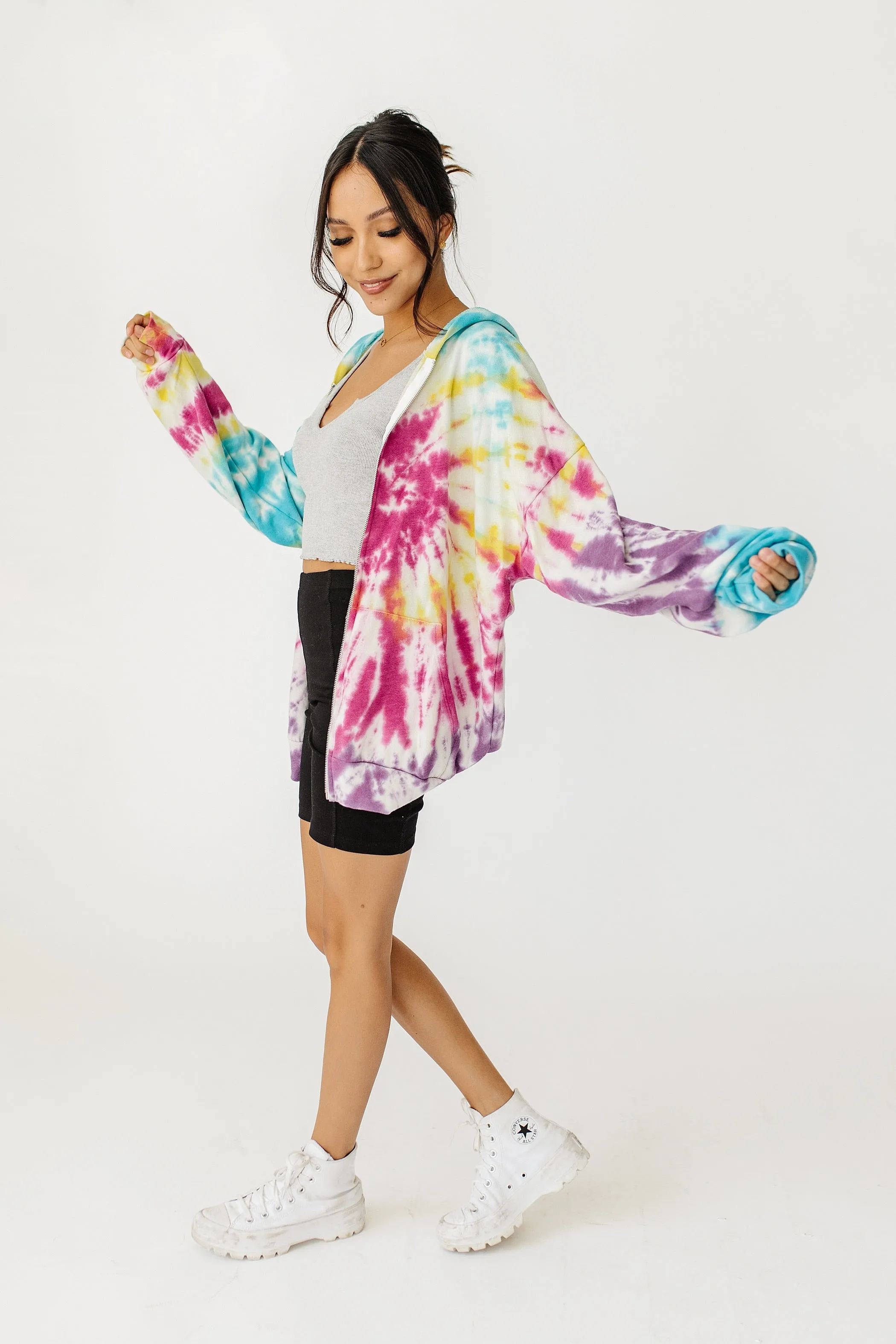 New Yorker Tie Dye Hoodie