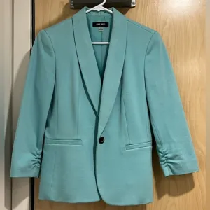 Nine West Turquoise Shawl Collar Blazer