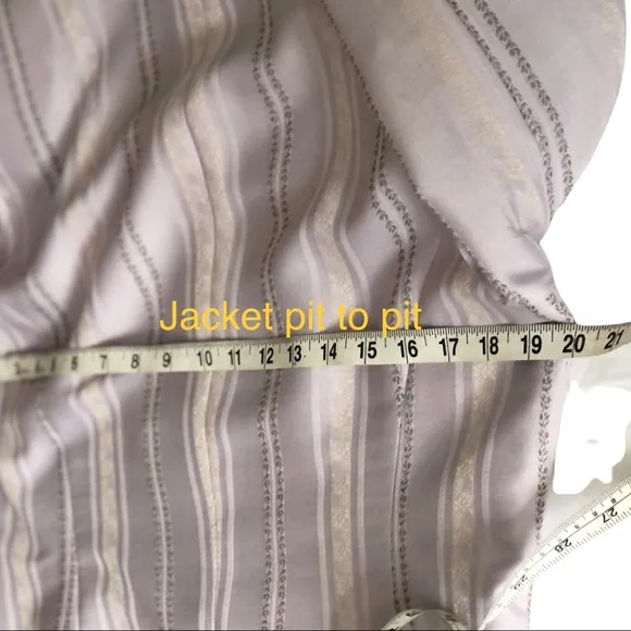 Norton McNaughton 3 piece women’s lilac light purple striped skirt suit Size 12P