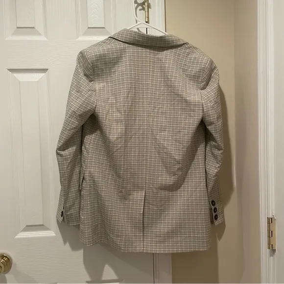 NWT Free People Cali Plaid Blazer