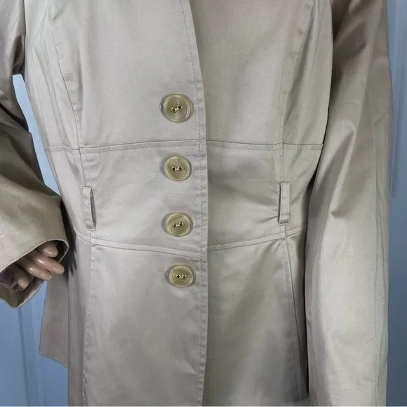 NWT Signature by Larry Levine Chinese Collar Belted Jacket Blazer