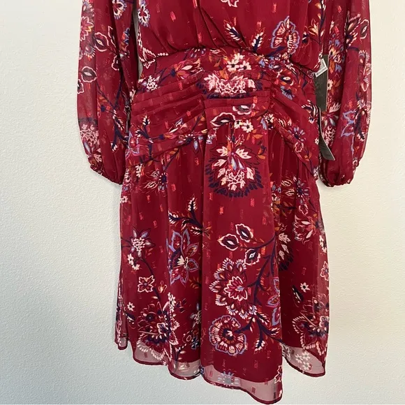 NWT Vince Camuto Women’s Fit and Flare Long Sleeve Dress Size 0