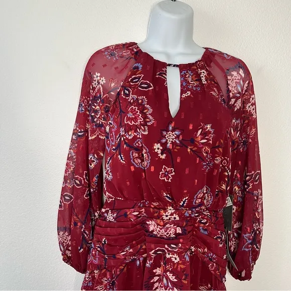 NWT Vince Camuto Women’s Fit and Flare Long Sleeve Dress Size 0