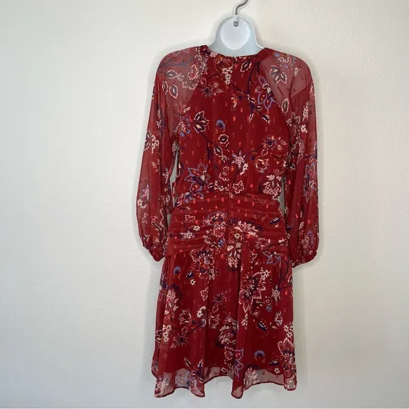 NWT Vince Camuto Women’s Fit and Flare Long Sleeve Dress Size 0