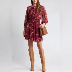 NWT Vince Camuto Women’s Fit and Flare Long Sleeve Dress Size 0